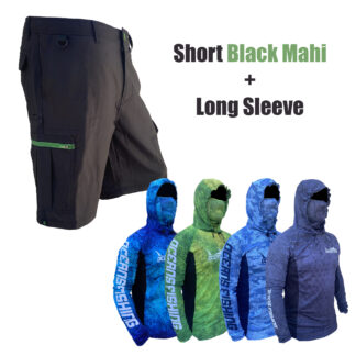 Pack Short Black Mahi + Longsleeve