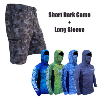 Pack Short Dark Camo + Longsleeve